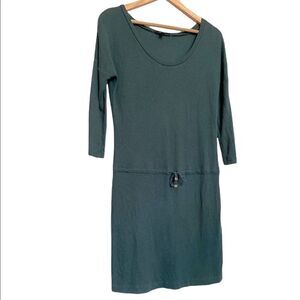 Victoria’s Secret Hunter Green Thermal Knit Dress Size Small